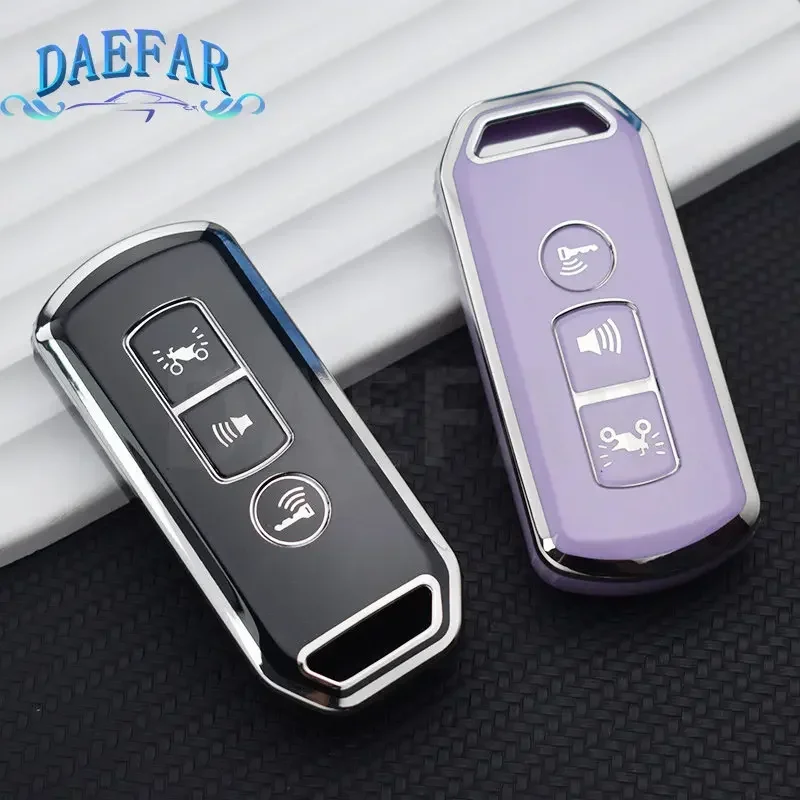 Soft TPU Car Remote Key Case Cover For Honda Forza 250 350 X-ADV 750 SH150i SH300 150 PCX 125 SH125 JpADV150 2020 2021 Shell Fob