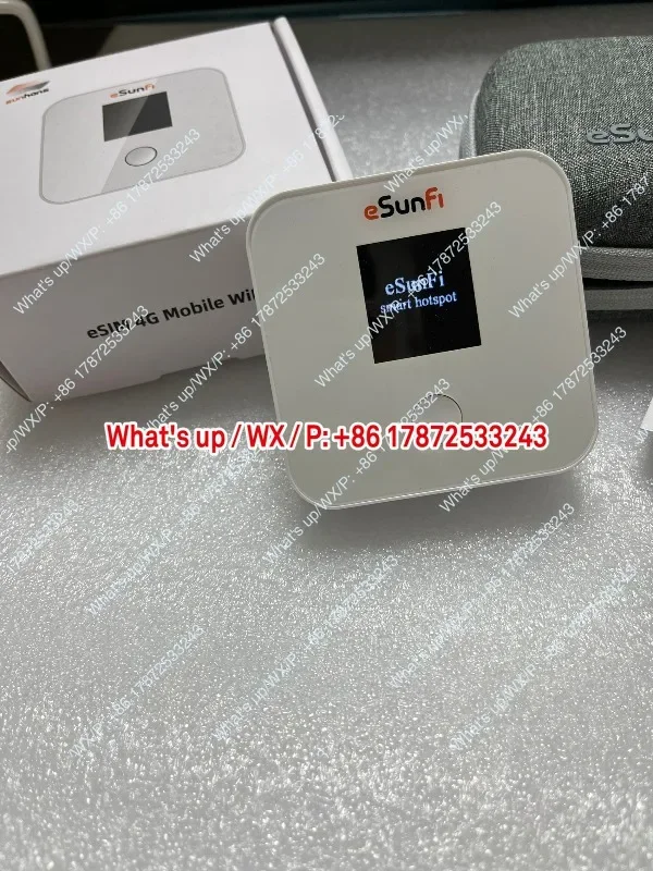 Business overseas travel security data artifact 4G ESIM WIFI router SUNHANS eSunFi Qualcomm
