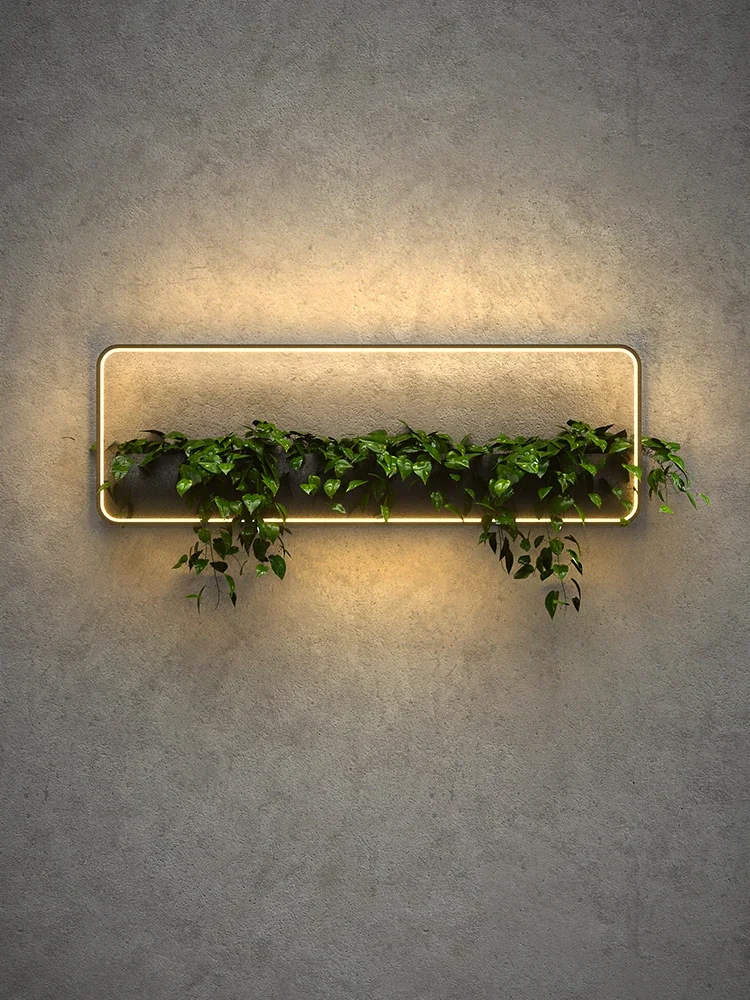 Garden Outdoor Wall Light Villa Solar Light Corridor Garden Terrace Decorative Flower Stand Light