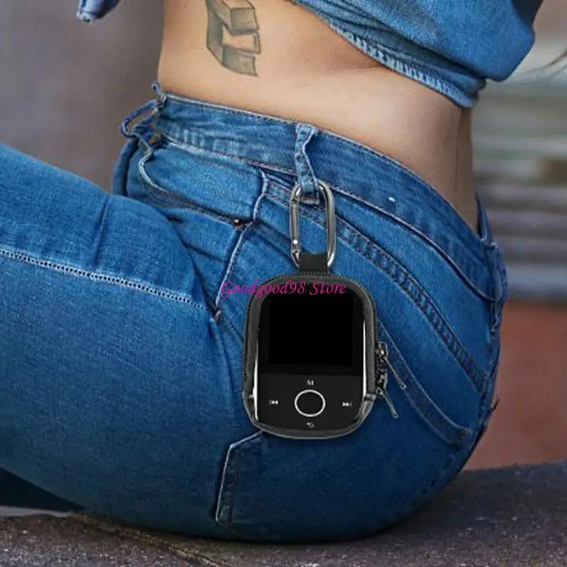 

Full Coverage Protective Case for Clip-on MP3 Player Portable Travel Storage Bag Wear Resistant Organsier Box W8EC