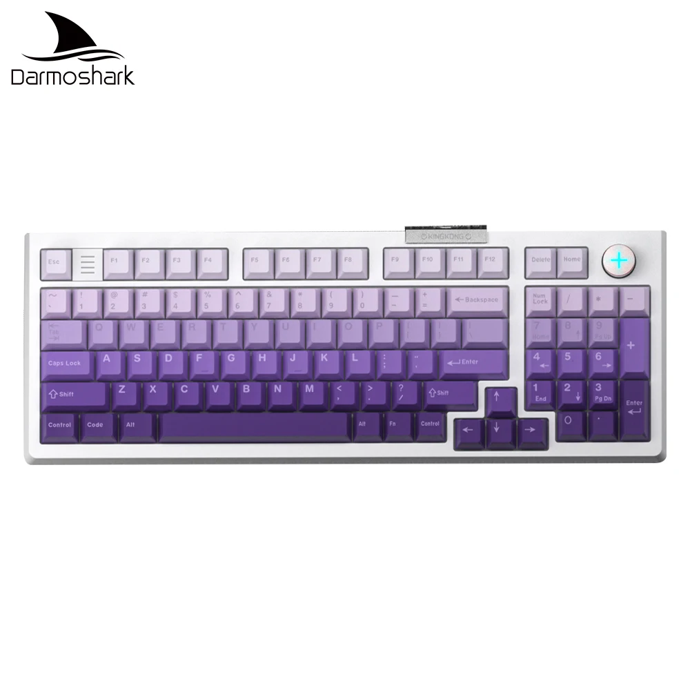 Darmoshark Official TOP 98 Wired Gaming Mechanical Keyboard Hot Swap 98 Keys RGB Backlig Custom switch Computer Office Keypad