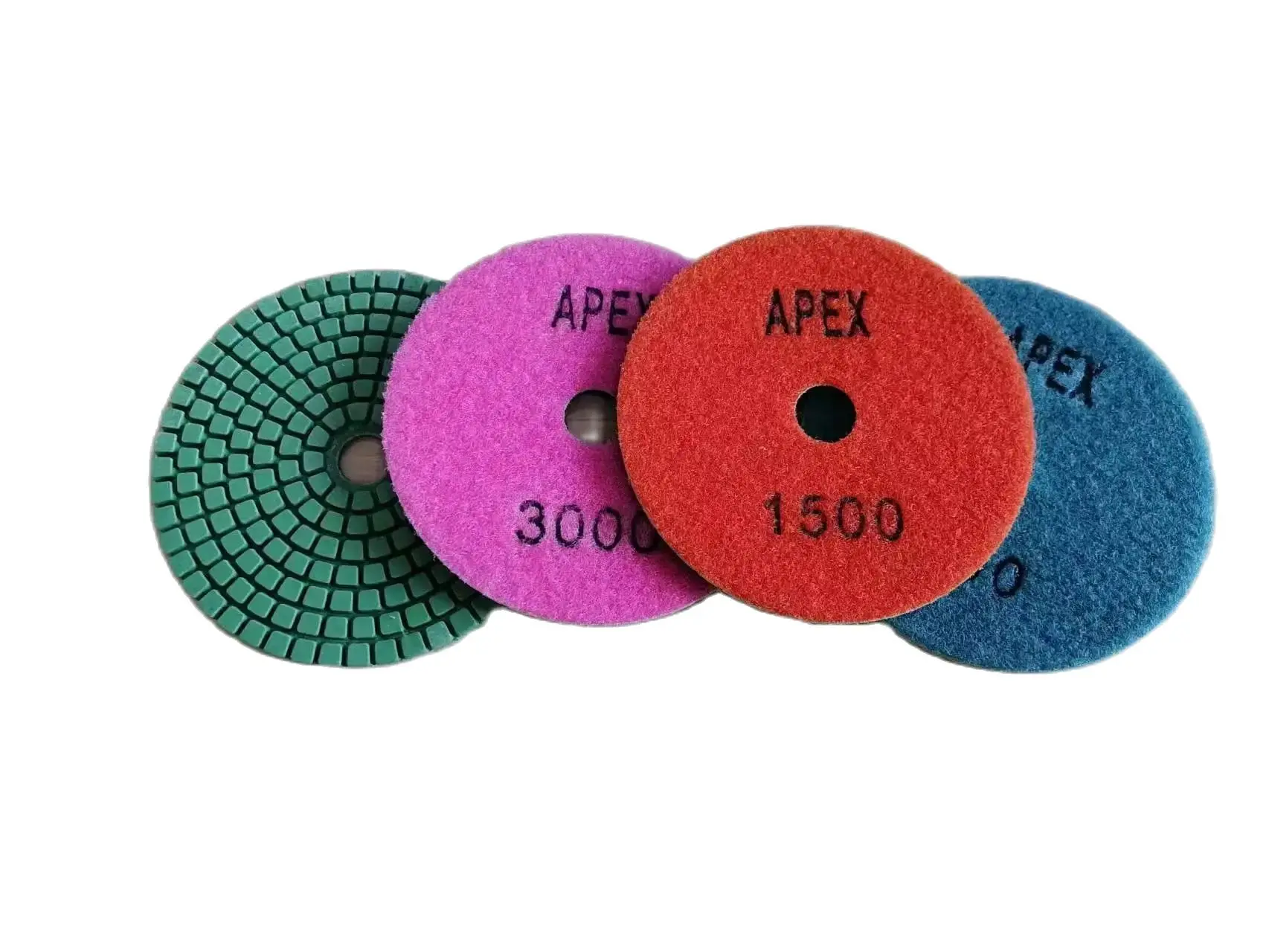 4 Inch Wet Polishing Pad Sharp Sanding Flexible 100 mm Diamond Polishing Pads  For Granite Marble Stone Grind Disc