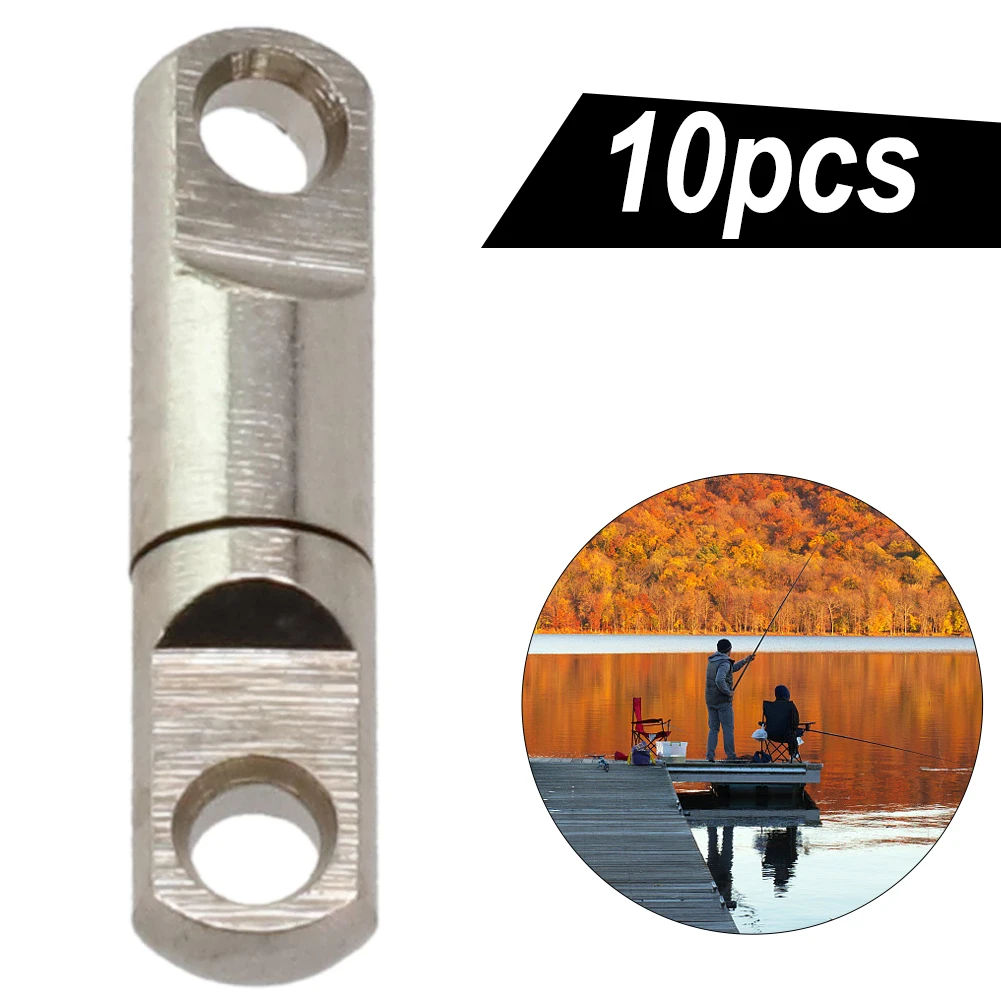 

10Pcs High Quality Heavy Duty Swivel Trolling Fishing Ball Bearing Swivel Bait Hook Connector Fishing Accessories ﻿