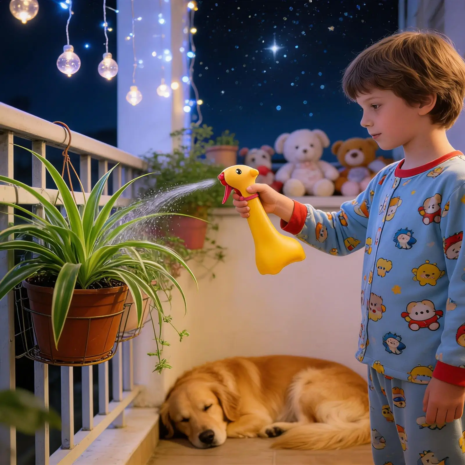 Watering Can Comfortable Grip Giraffe Sprayer Cartoon Animal Watering Pot Water Can For Home Apartment Dorm Outdoor Garden Yard