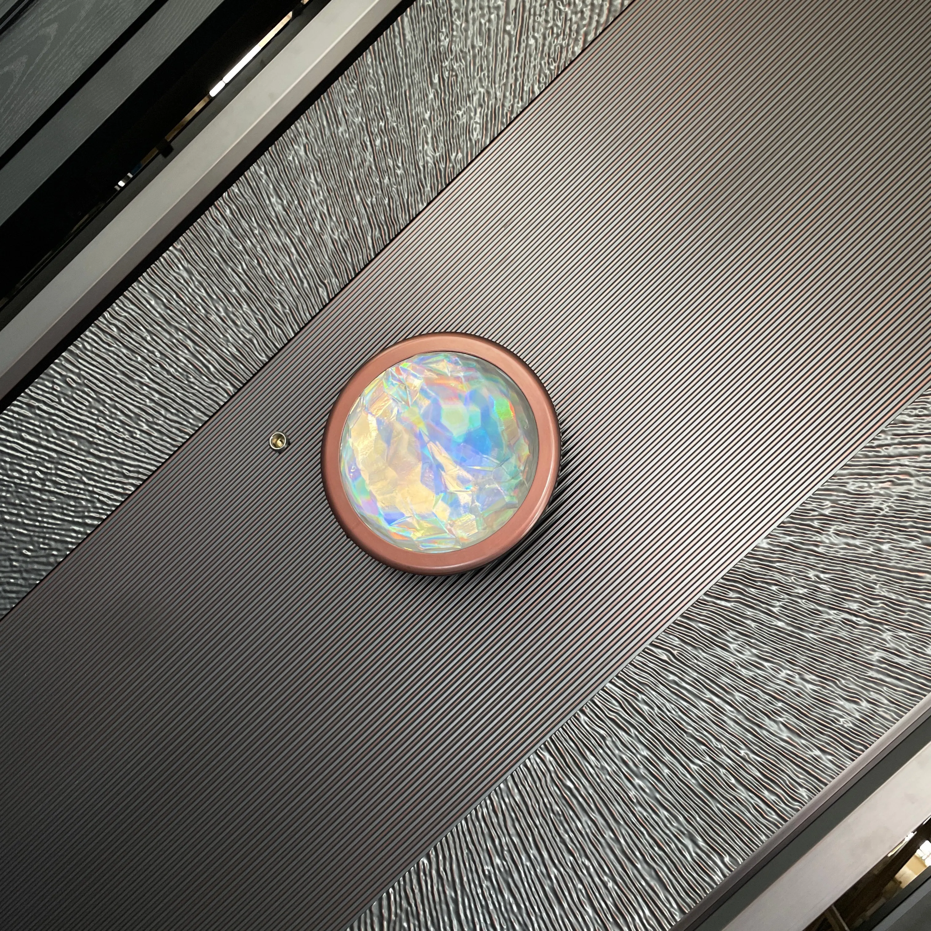 新しいデザインのセキュリティ装甲外装玄関ドア、鋳造アルミニウム製メインエントランスドア（別荘用）