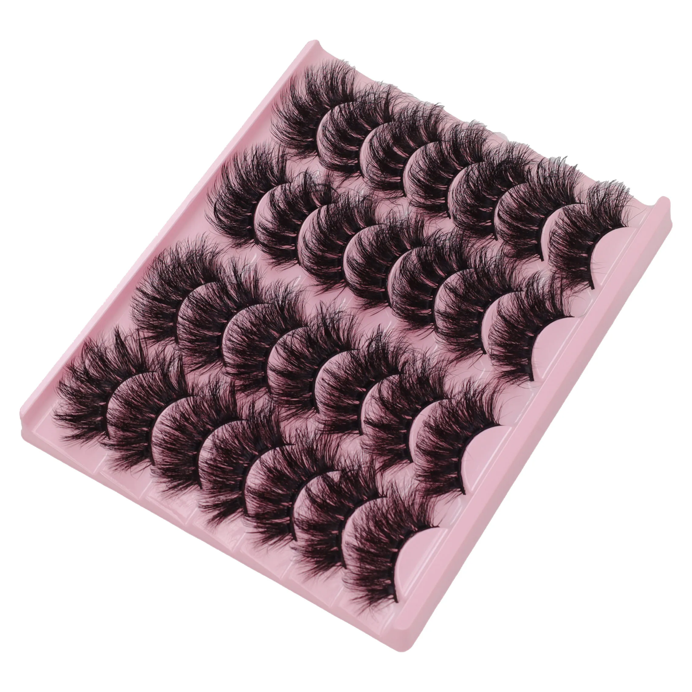 ふわふわの自然なまつげ14ペア、目に見えない乾燥感、簡単で快適、目の圧迫感なし、自然でたっぷりとした