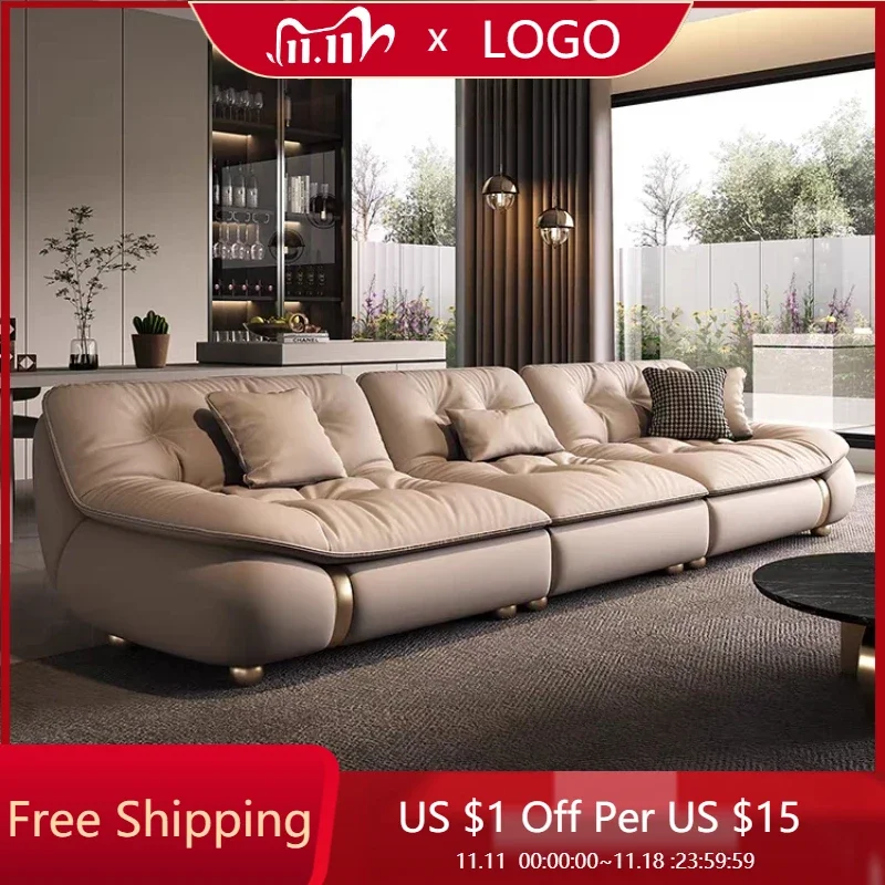 

New Arrival Living Room Sofas Modern Luxury Italian Lounge Sofa Puff Modern Loveseat Divani Da Soggiorno Furniture Couch