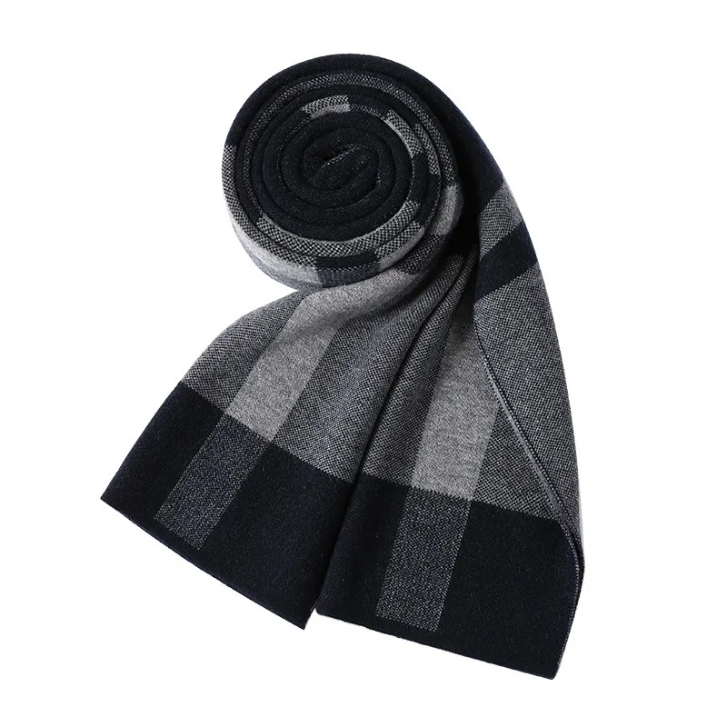 Luxury Scarf Man Winter Warm W - Muffler Men Wool avis et prix
