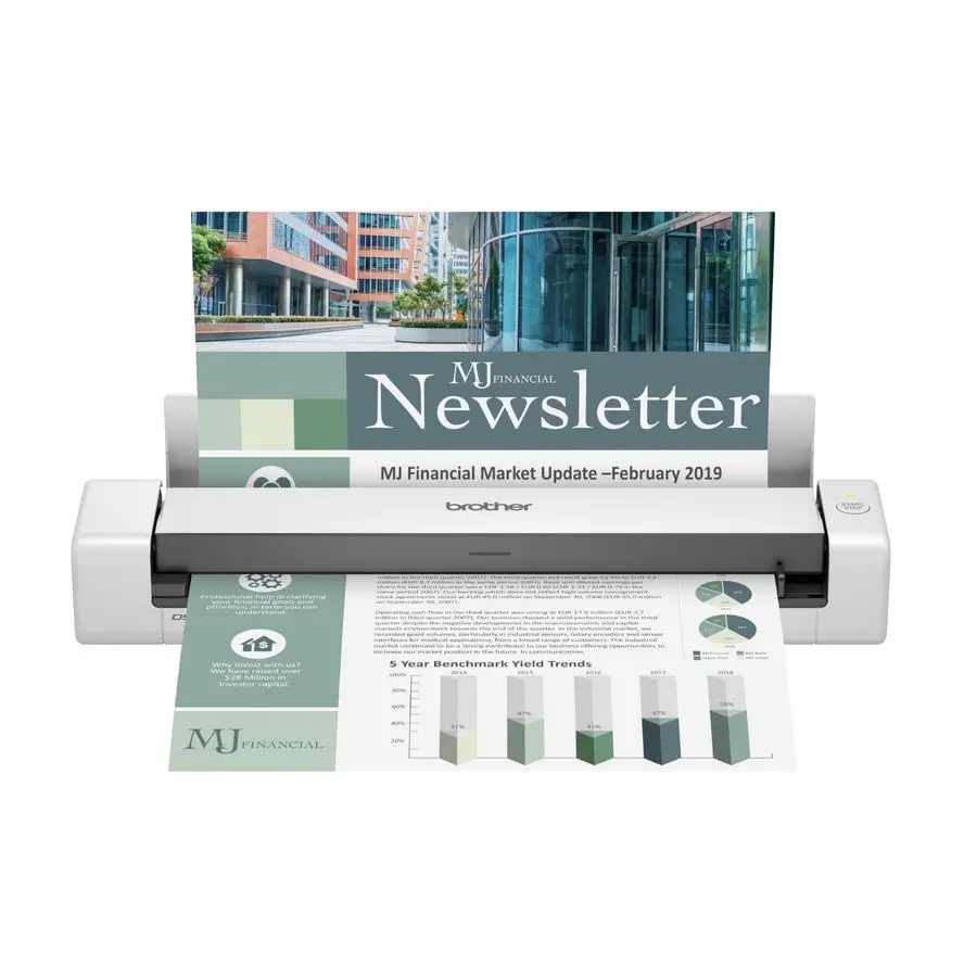 ماسح المستندات المتنقل المدمج المزدوج DS740D #1