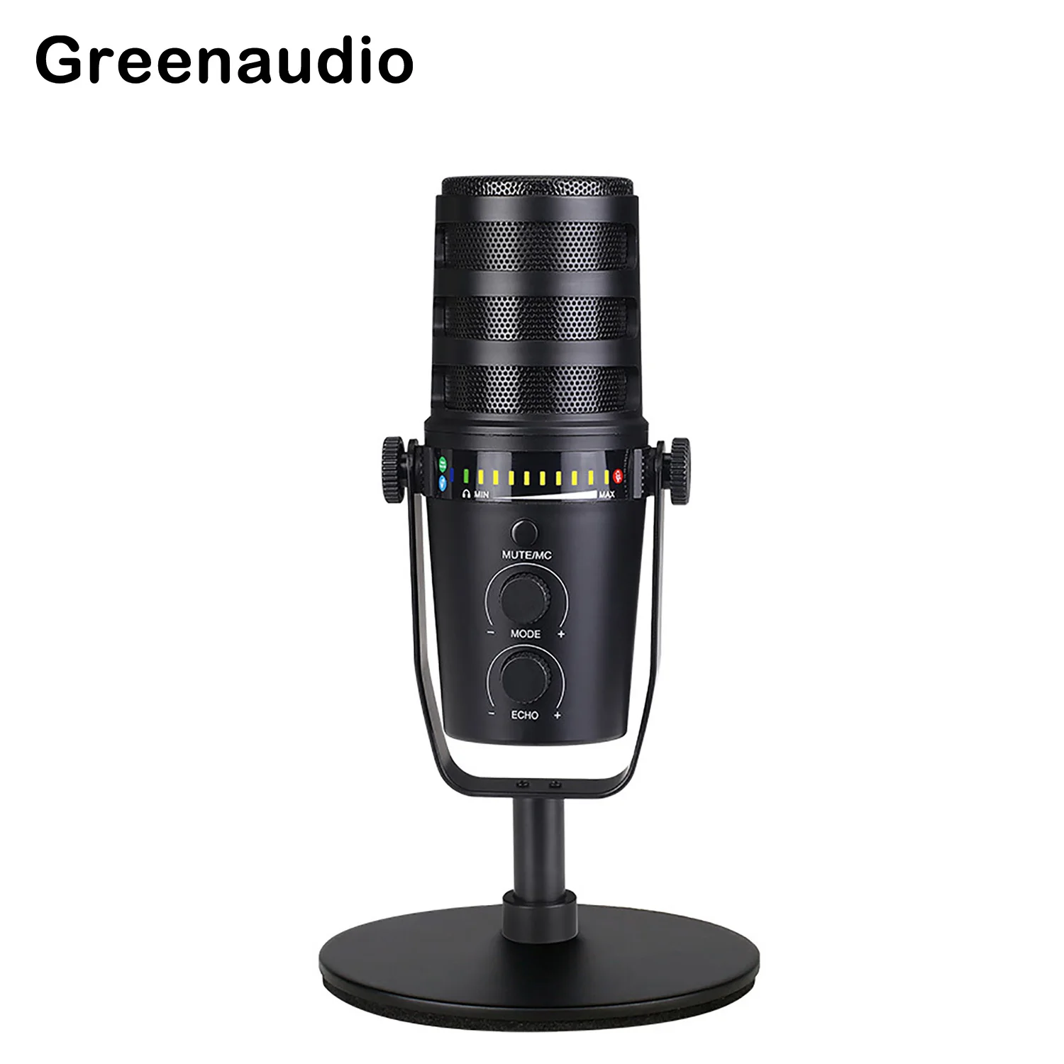 GAM-MV7 condenser microphone kit with built-in DSP audio processing system can be used for live broadcast and accompaniment