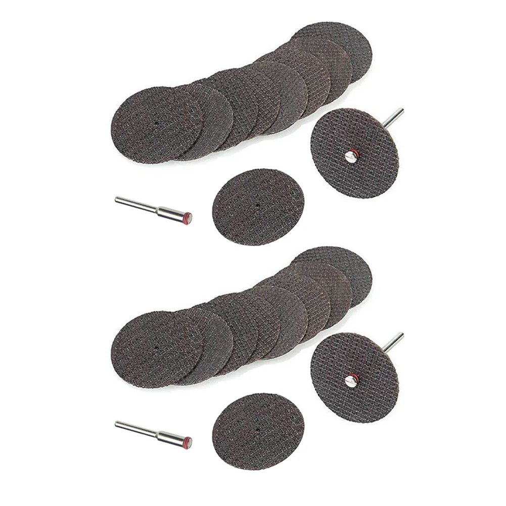 HSS Cutting Disc Set 24Pcs Rotary Tool Accessories For Wood Metal Glass Stone Grinding Polishing Kit High Steel