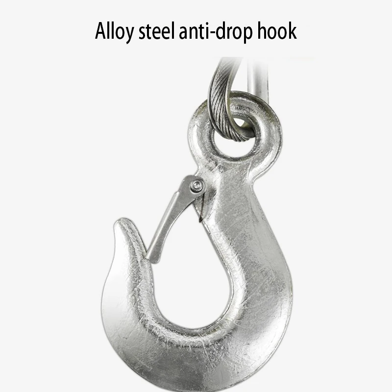 ثنائي الاتجاه الذاتي قفل اليد تعمل ونش اليدوي رافعة الجر ونش صغير رفع رافعة رافعة المنزلية #5