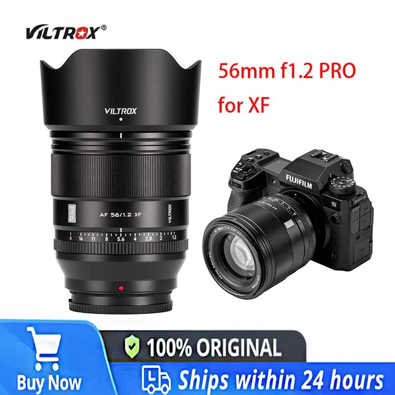 Objetivo de cámara Viltrox AF 56mm F1.2 Pro con Motor HyperVCM, lentes de retrato de APS-C de gran apertura para Sony E Fujifilm X-Mount
