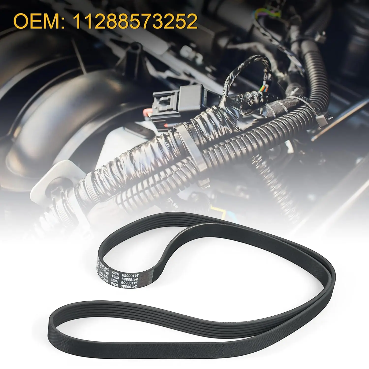 11288573252 Motor-Keilriemen Passend für BMW 2015-2019 218i 220i Drive25i Für MINI 2014-2024 1.5T 2.0T 1.2T Ersatz 11288573253