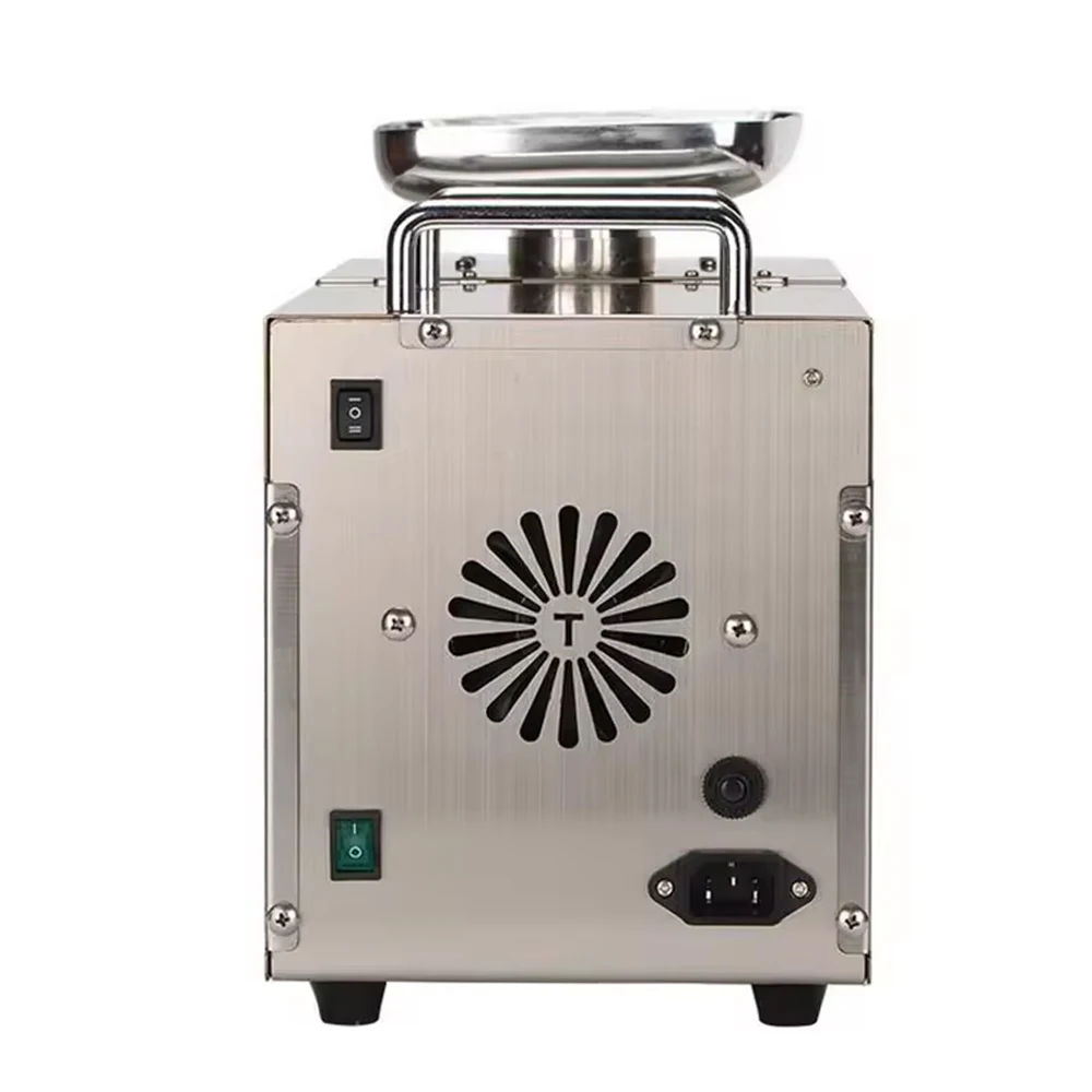 Household Stainless Steel Small Scale Virgin Coconut Oil Press Making Machine 1500W Automatic Cold Press Oil Seed Machine