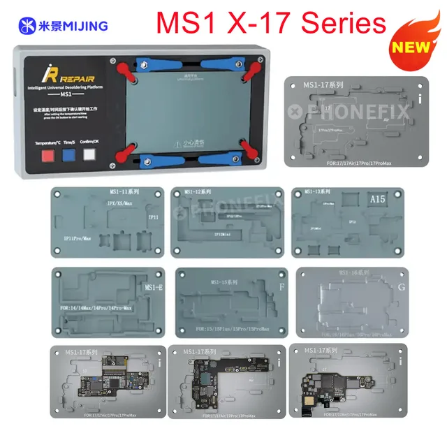 Inteligentna platforma do podgrzewania i rozlutowywania Mijing iRepair MS1 do iPhone X 13 14 15 16 17 Pro Max i płytek głównych Samsung