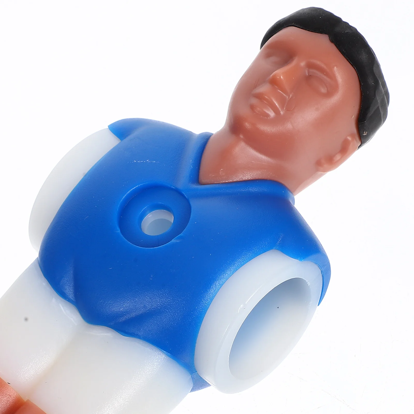 4 szt. Standardowe figurki do piłkarzyków stołowych, zamienne drążki do piłkarzyków, figurki piłkarskie w stylu turniejowym, czerwono-niebieskie figurki do piłkarzyków stołowych