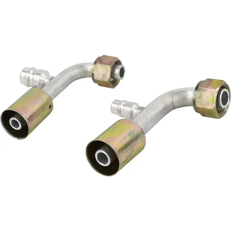 مجموعة تركيب مكيف الهواء عالية الجودة # 8 و # 10 أنثى اورينج Beadlock 90 درجة NS-003