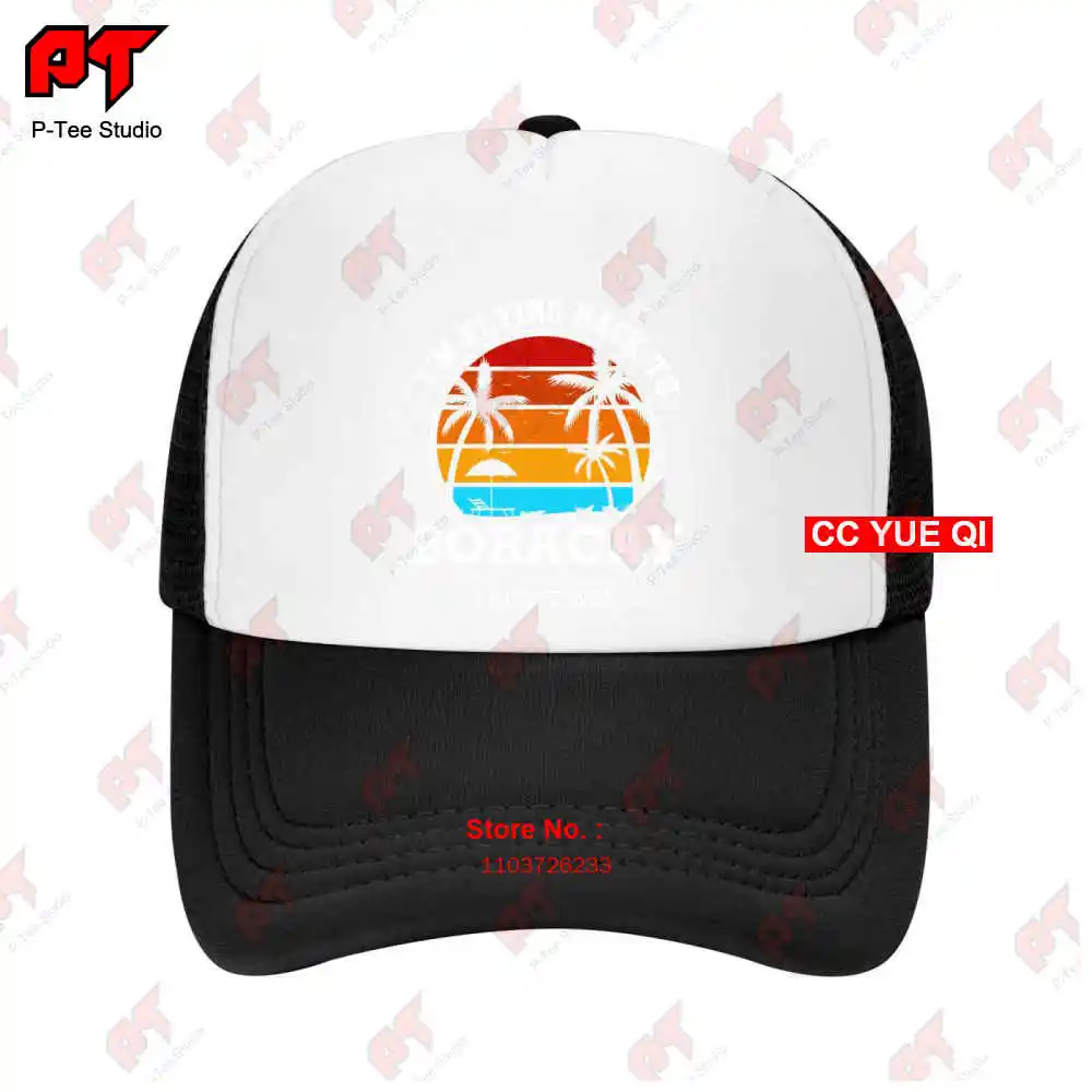 I’M Flying Back To Boracay Island Vacation Philippines Baseball Caps Truck Cap Y5YJ