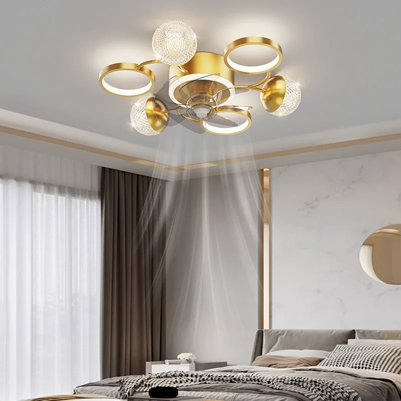 

Living room decoration bedroom decor led ceiling fans with lights remote control dining room ceiling fan light indoor lighting