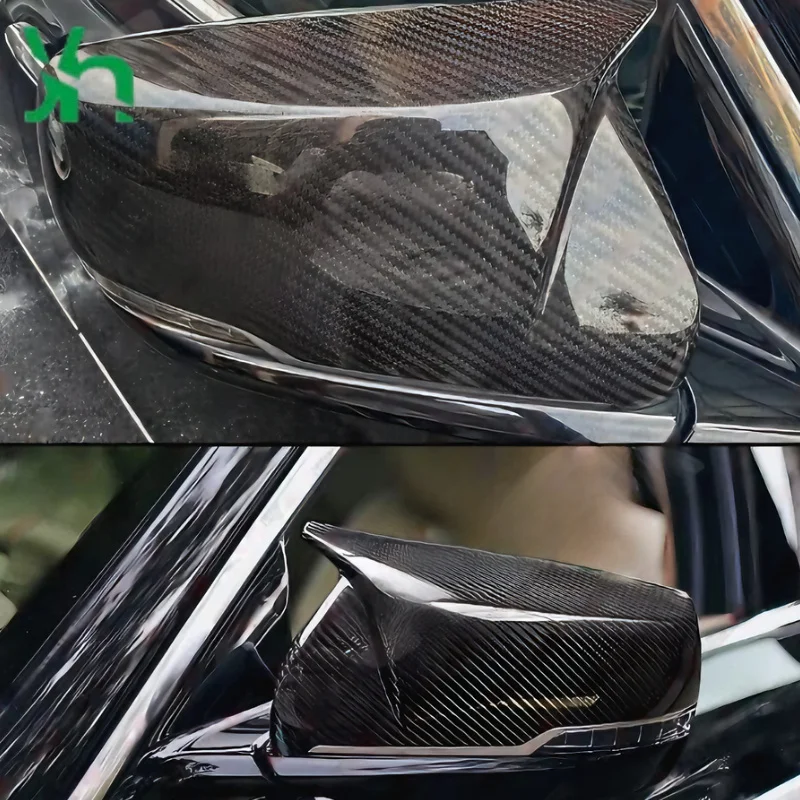 Para Cadillac CTS CT5 CT6 2014-23 cubierta accesorios de espejo espejo retrovisor espejo lateral de fibra de carbono mate