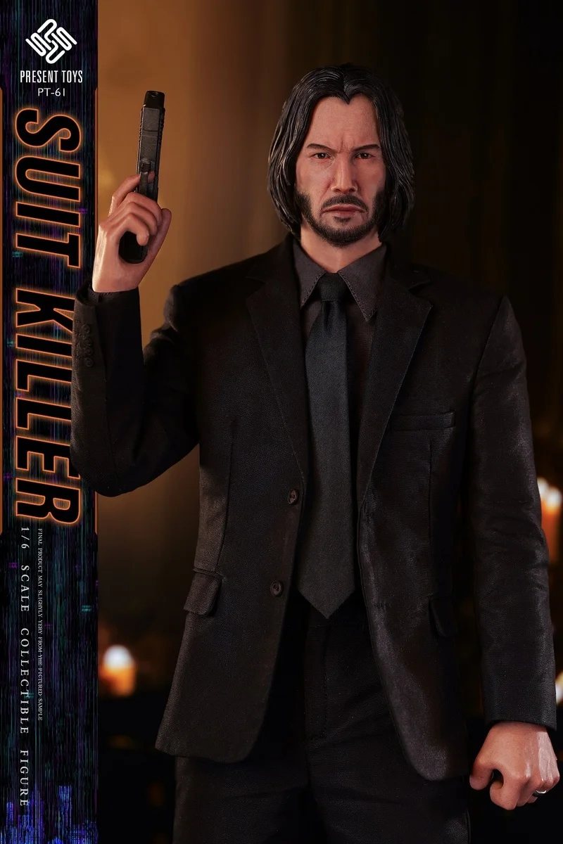 In Voorraad AANWEZIG SPEELGOED 1/6 PT-sp61 John Wick Suit Killer Action Figure Collectable Model Beeldje Verrassing Verjaardag Speelgoed Cadeau