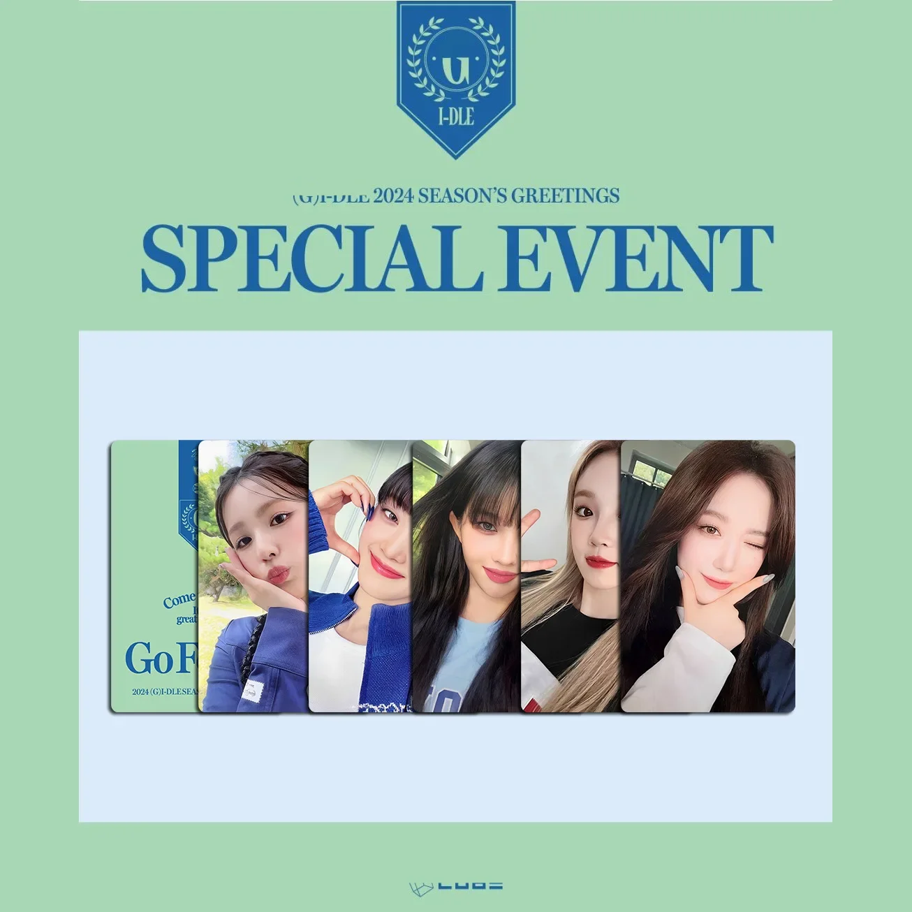 

GIDLE Tou2 Special Card YUQI SHUHUA SOYEON MIYEON Minnie