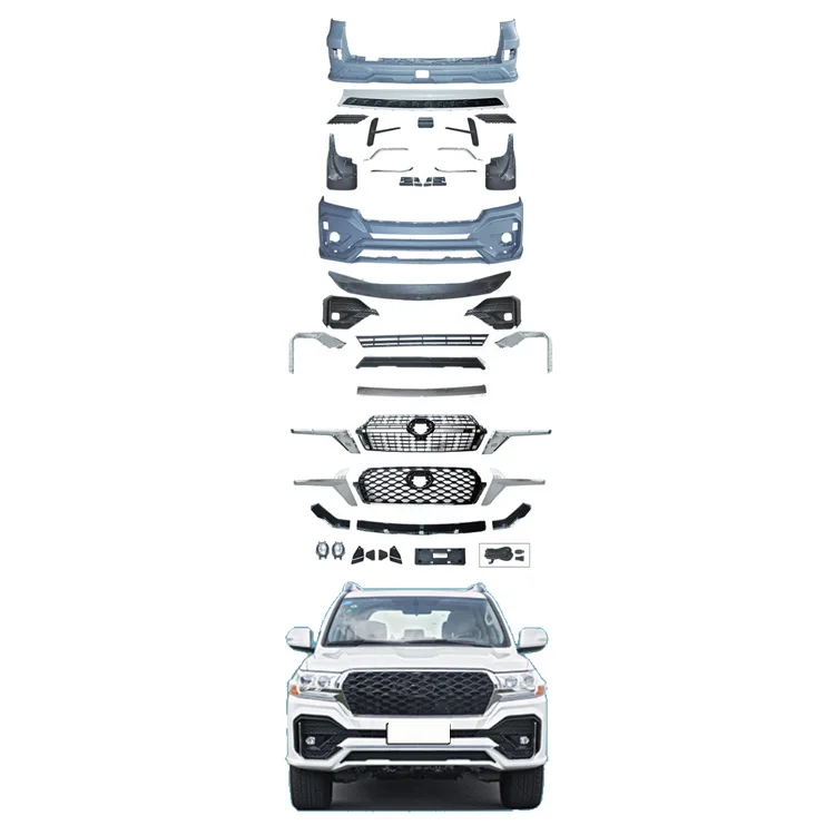 

Car Accessories pp Material Car Bumpers Grille Body Kit for Land Cruiser LC200 2016-2022