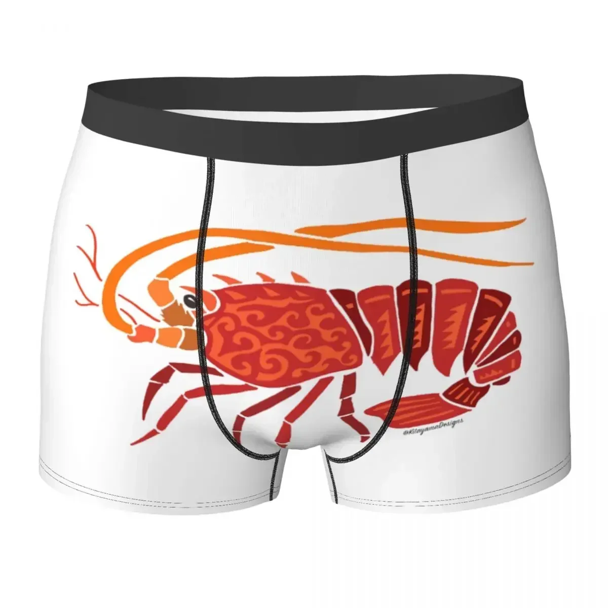 

Трусы-боксеры, шорты California Spiny Lobster Design - цветные трусики, мужское вентилируемое нижнее белье для Homme, мужской подарок бойфренду