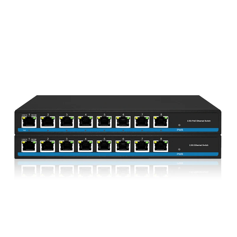 8-Port 2.5G 10G 10 Gigabit Switch 5-Port 2.5G