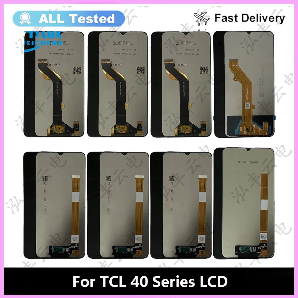 

For TCL 405 406 408 TCL 40R 40X T609M 40XE 40XL T608M LCD Display Digitizer For TCL 40SE 40 SE TCL 40 NxtPaper 4G 5G LCD Sensor