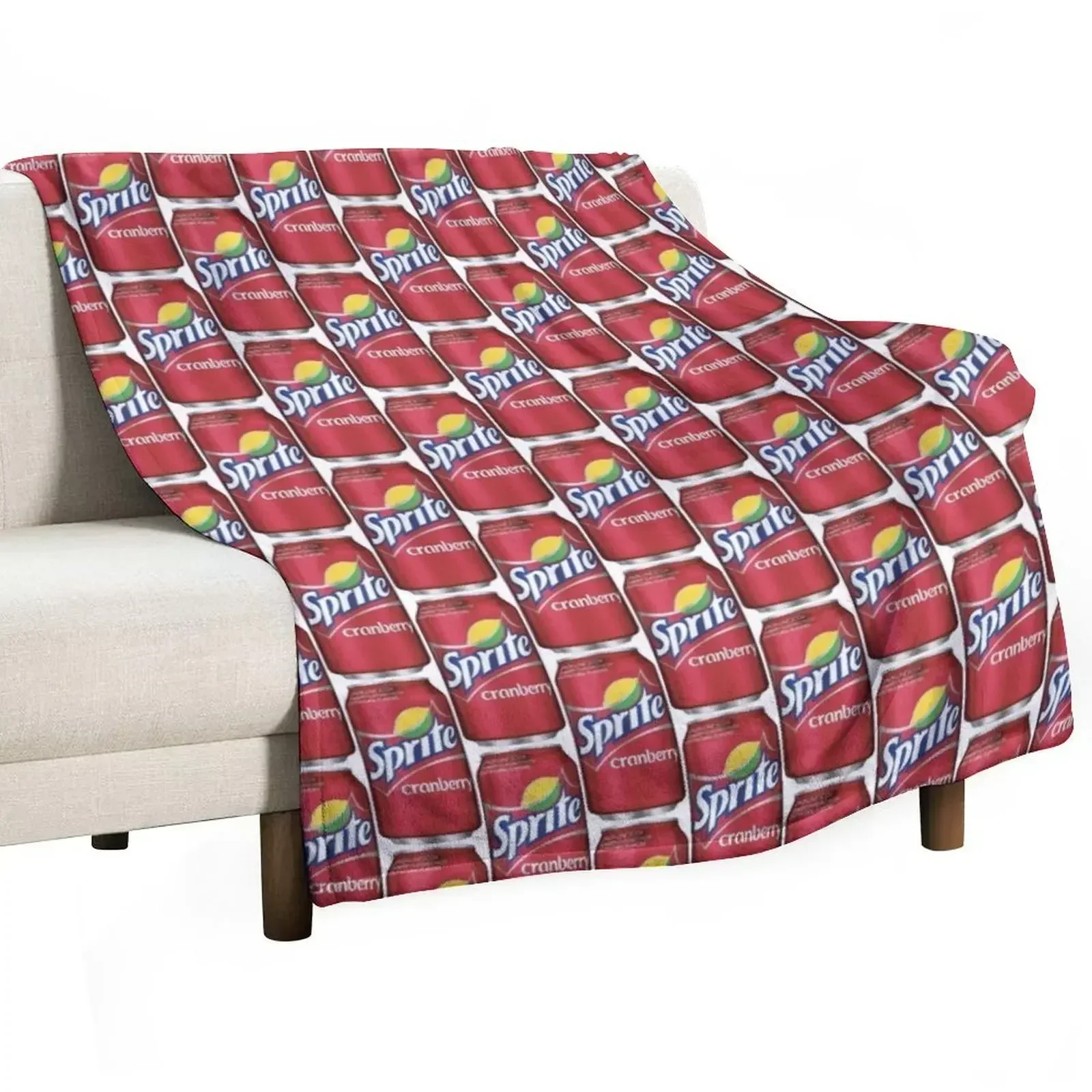 Sprite Cranberry Throw Blanket Decorative Beds Luxury Tourist Blankets