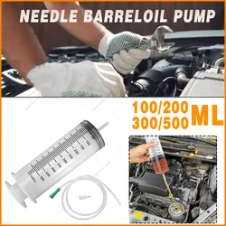100/200/300/550ml Large Capacity Syringes Oil Pump Extractor Syringe with Scale for Automobile Truck Oil Exchange Cars Tools