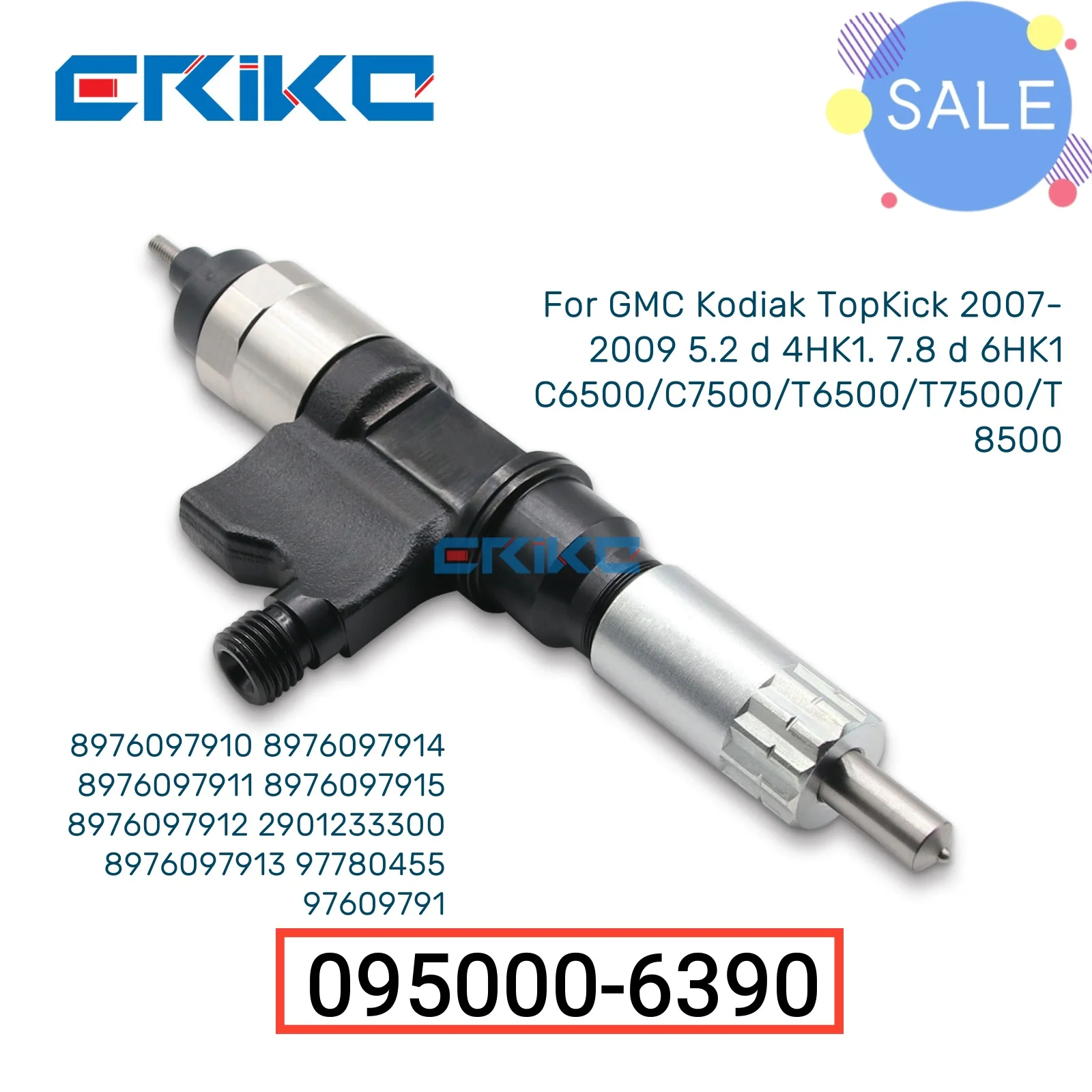 095000-6390 Auto Injection 095000-6394 Diesel Injector Parts 095000-6395 Diesel Injectors 8976097915 for ISUZU