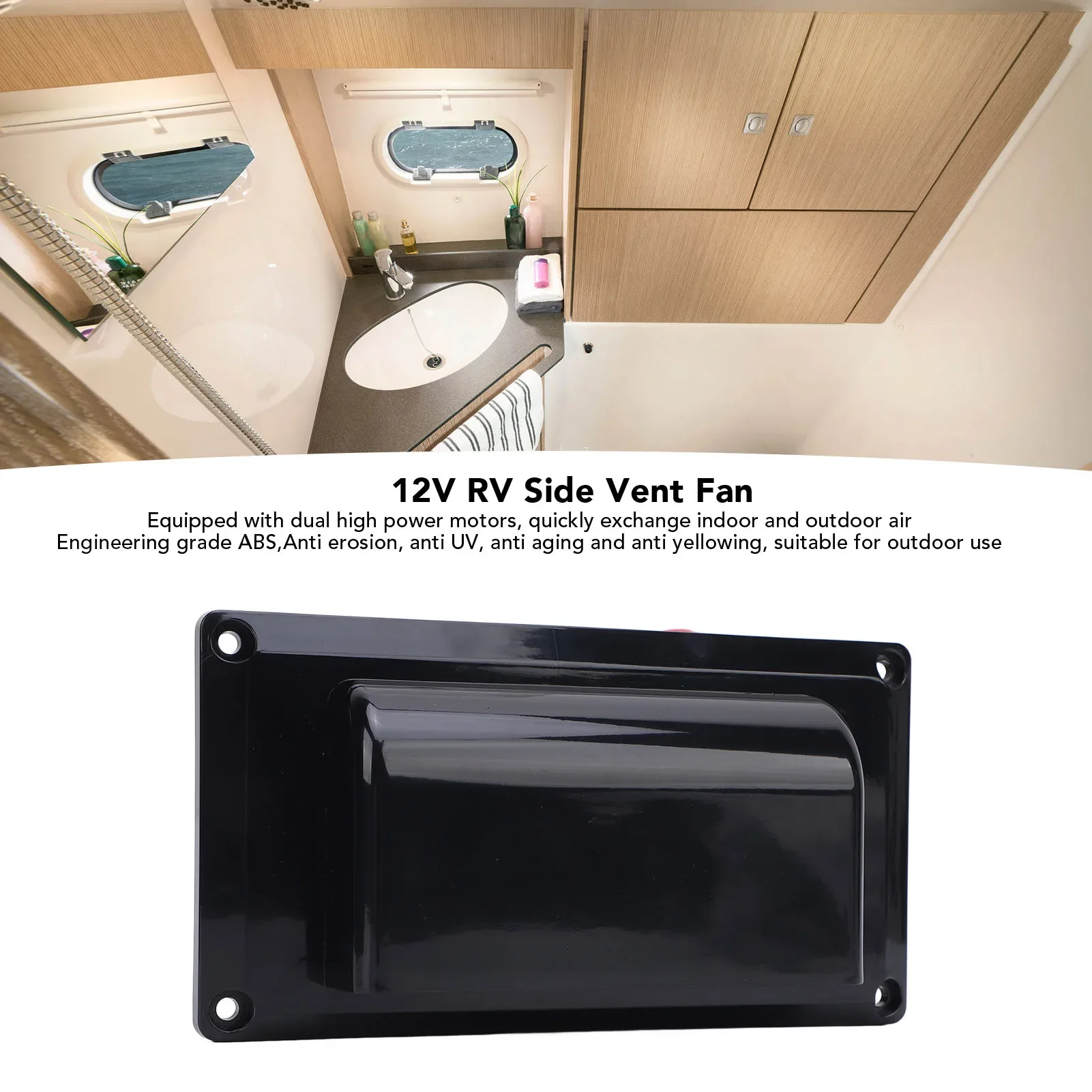 Rv Side Vent Fan 12…
