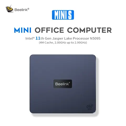 Beelink S12 Pro n100 Mini pc Gamer Intel Alder Lake N100 N95 N5095 DDR4 16GB 500GB 8GB 256GB bricolage ordinateur de bureau Gamer