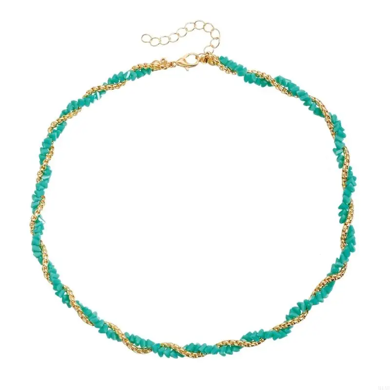 91af-Элегантное-стеклянное-хрустальное-ожерелье-Регулируемая-длина-для-повседневного-наряда-Вечернее-событие