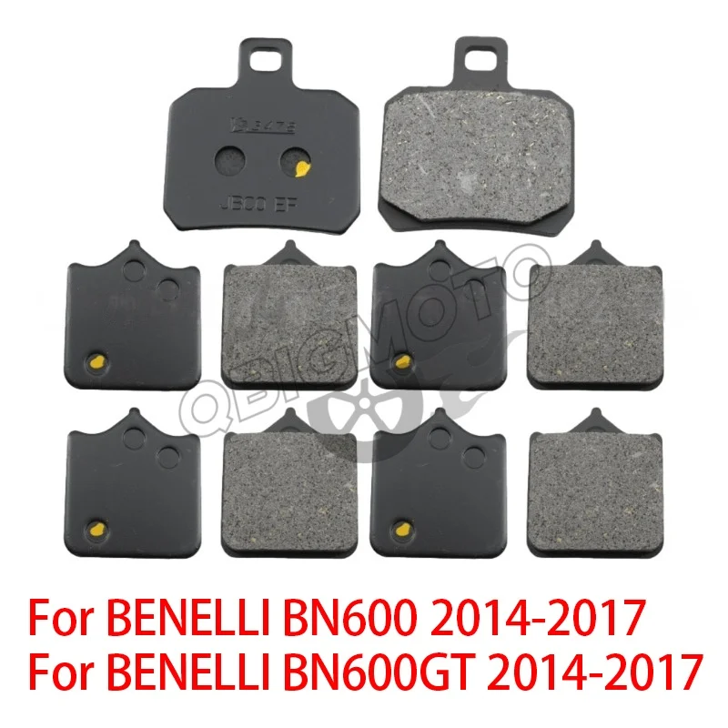 Тормозные колодки передние и задние для мотоцикла BENELLI BN600 BN600GT BN 600 GT BN-600 BN-600GT 2017 2016 2015 2014