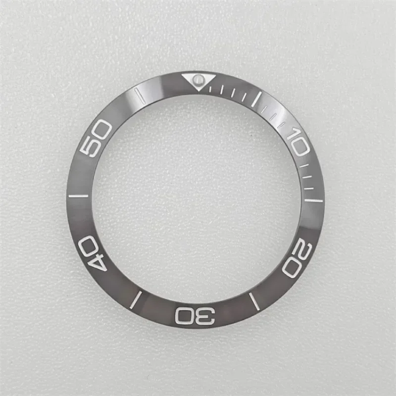 

38mm Ceramic Bezel Luminous Ring Grey Ceramic Ring Original Water Ghost Ceramic Ring Mechanical Watch Diving Watch Timing Circle