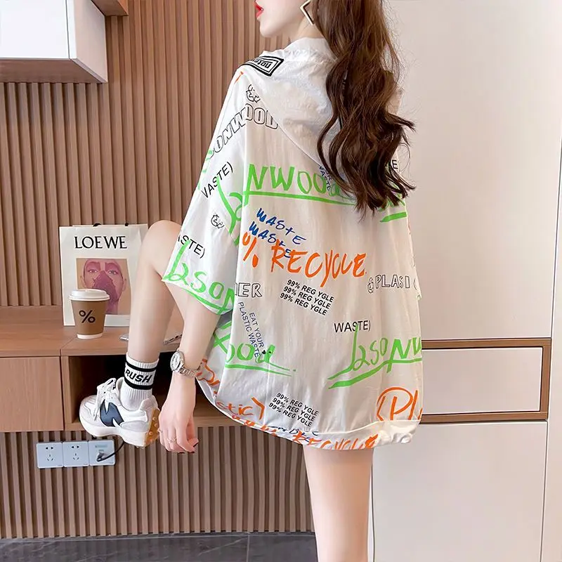 Cotton T Shirts Women Fashion Hooded Design Sense Short Sleeve T-shirt 2024 New Korean Style Loose Oversized Tshirts Casual Tops