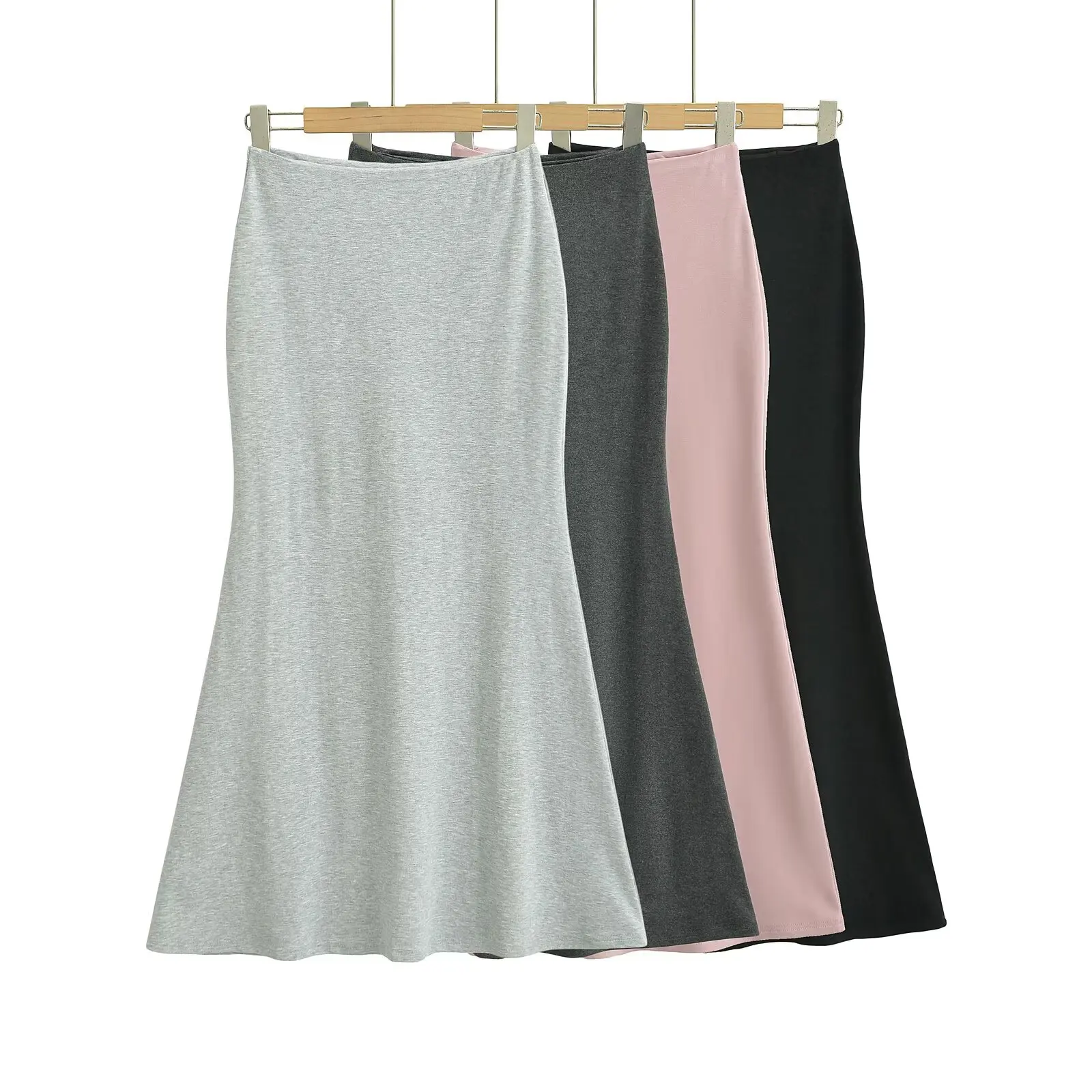High Waist Bodycon  Dress Sexy Sweet Pure Desire Style Outerwear Long Skirt for Women Trendy Versatile Slimming Skirt