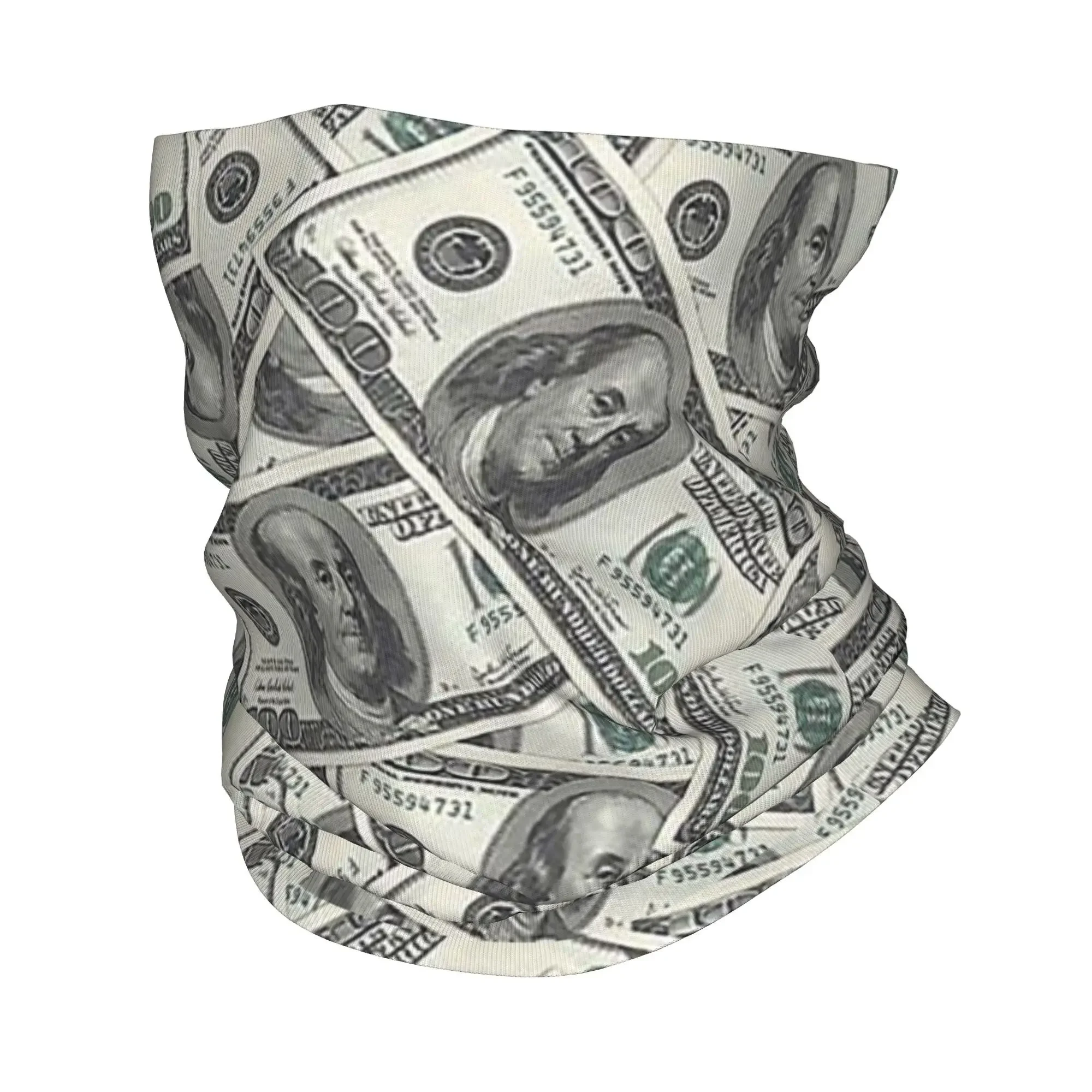 

Rich Money, новинка, бандана с долларами, гетры с принтом, шарф, универсальный головной убор для езды на велосипеде, унисекс, для взрослых, моющийся