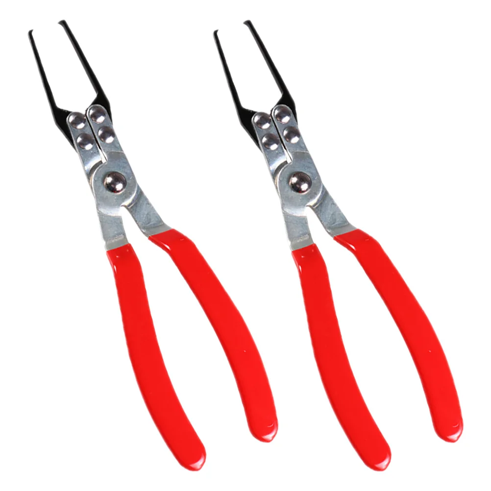 2 قطعة كماشة الصمامات العالمية أداة مجتذب التتابع مريح مقبض سيارة فيوز إزالة موصل كهربائي