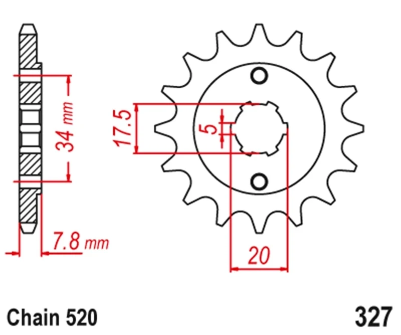 520 Front Rear Sprocket Transmission 520 Kits For Honda XL250 CRF150 F CRF 150F 150 F 2003-2018 CRF230F 03-18 CRF 230 F