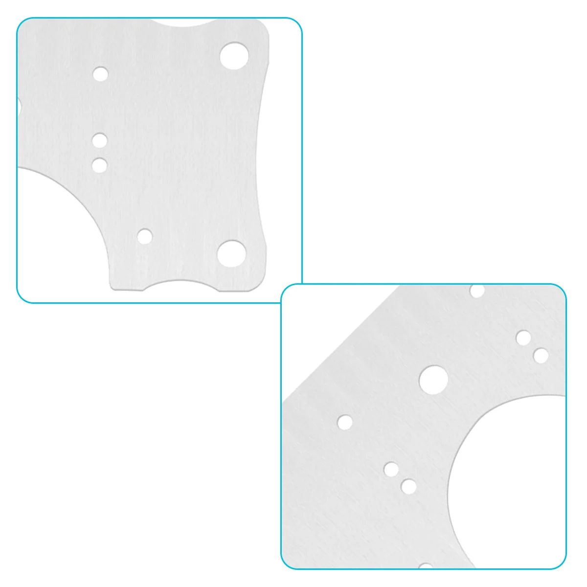 

10Pcs Professional Metal Cabinet Hinge Repair Plate Stable Installation Easy Operation Furniture Fixing Support