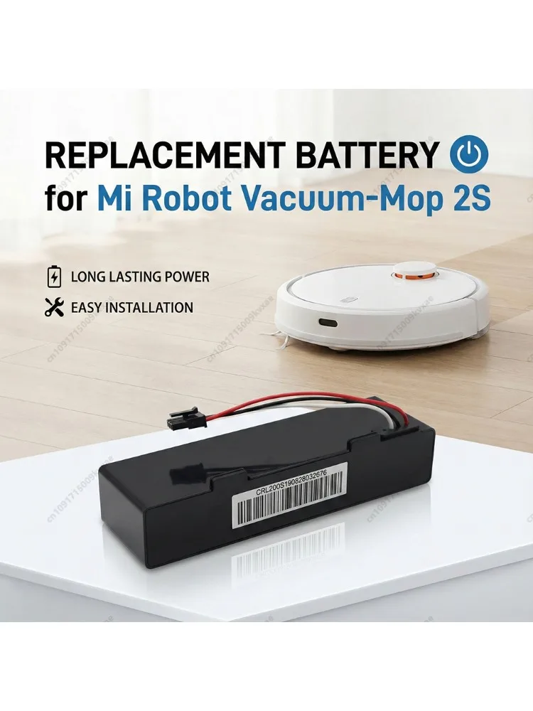 Akumulator 14.8V do Xiaomi Mijia LDS STYTJ02YM Mi Robot Vacuum-Mop P Mop 2S, zamiennik do odkurzacza Haier JX37, części zamienne — zdjęcie produktu 7