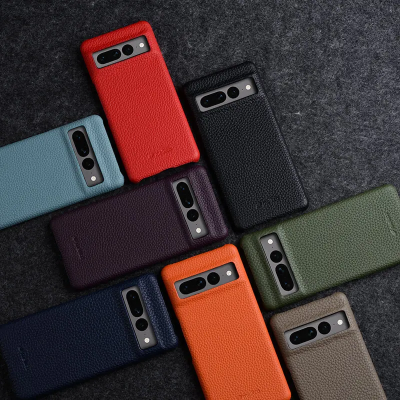 

Melkco With Box Genuine Leather Phone Cases for Google Pixel 9 Pro XL 8 Pro 7 Pro Business Cowhide Shockproof Hard Cover