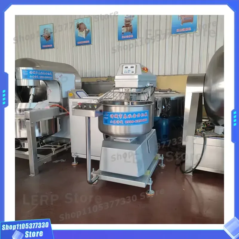 Commercial Electric Dough Mixer Automatic Vacuum Kneading Machine for Pizza Dumpling Making High Efficiency Kitchen Appliance