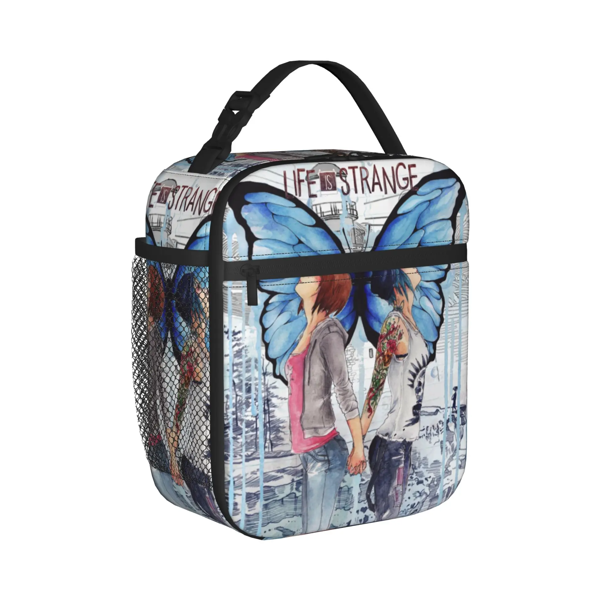 Life Is Strange Max Insulated Lunch Bag Cooler Bag Reusable,Meal Container  Large Tote Lunch Box for Men Women College  Outdoor