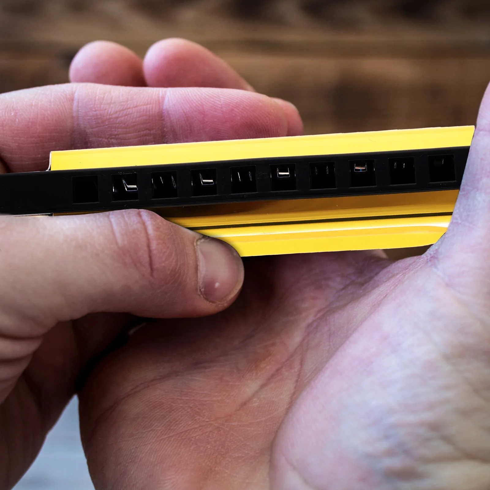 

Ten Hole Harmonica 20 Tones C Key Metal Beginner Instrument Kids Plaything Durable Portable Mouth Harmonica Student Toy Musical
